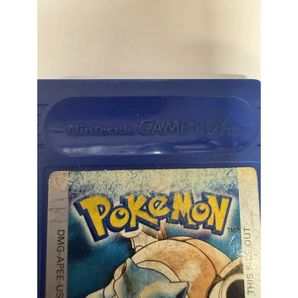 Pokemon Blue Nintendo Gameboy Authentic Cartridge Tested! Works & Saves
